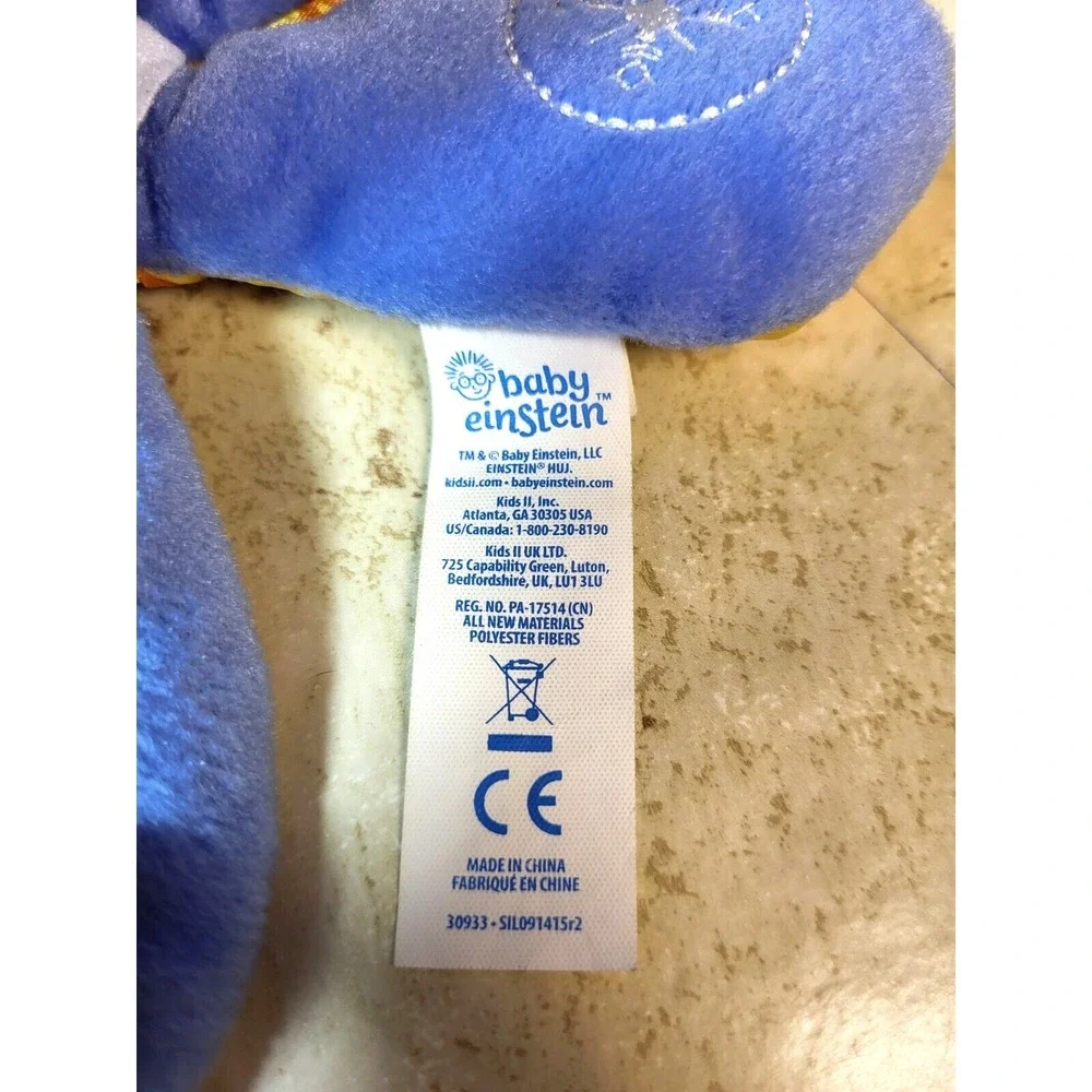 Baby Einstein Musical Octopus Plush Baby Development Toy English French Spanish‎